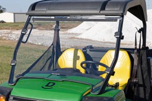 John Deere Gator XUV 825 Full Windshield - Rough Country - Scratch Resistant - '11-'17